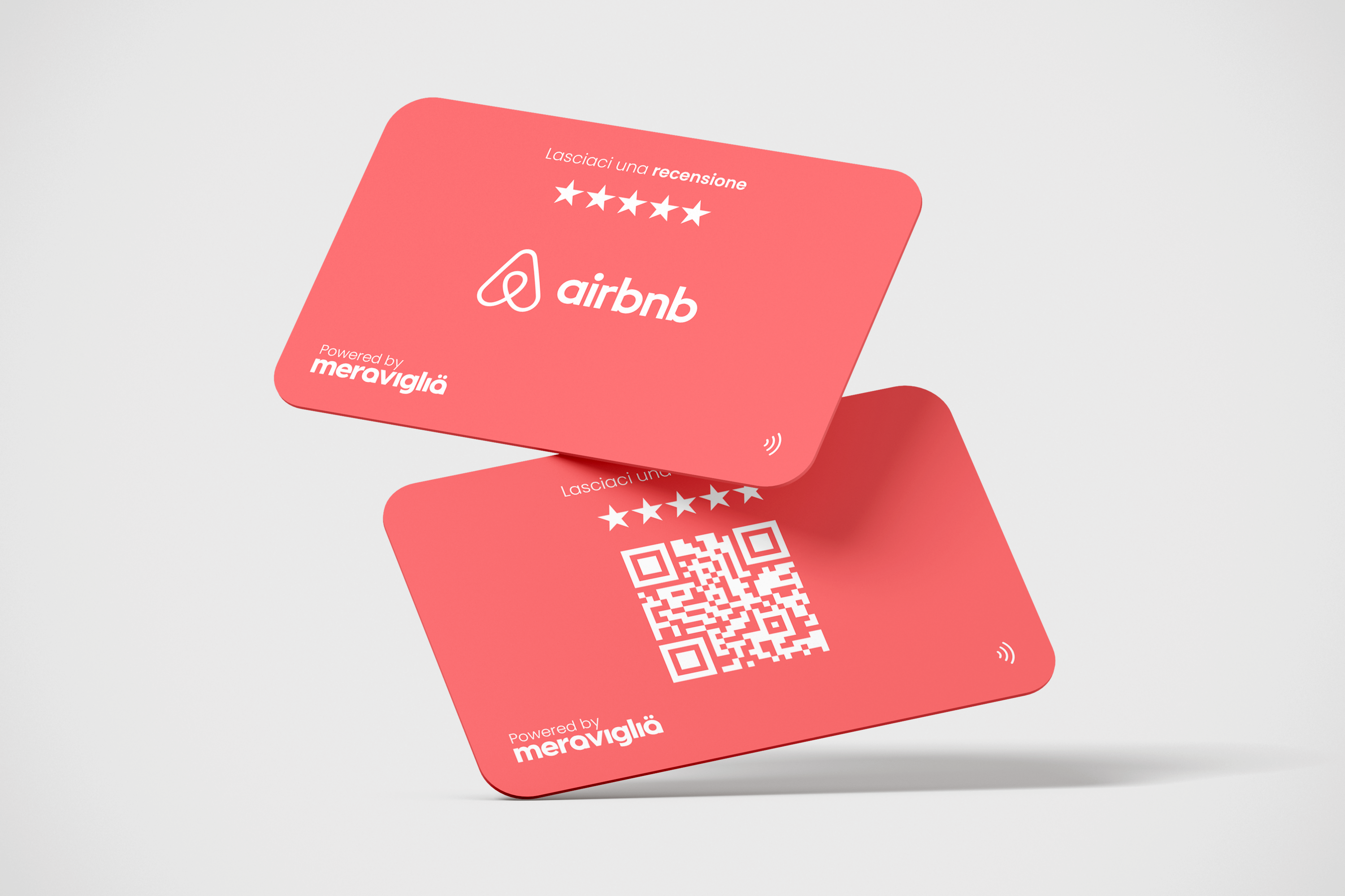 Card NFC per recensioni Airbnb