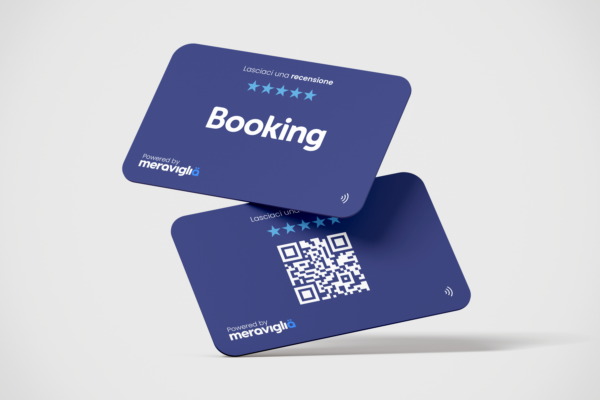 Card NFC per recensioni Booking