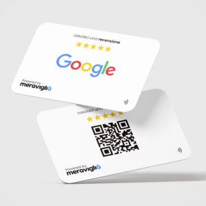 Card NFC per recensioni Google